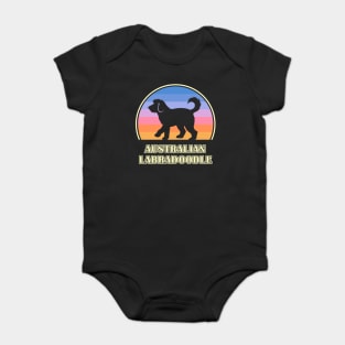 Australian Labradoodle Vintage Sunset Dog Baby Bodysuit